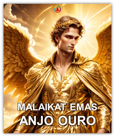 malaikat emas anjo ouro